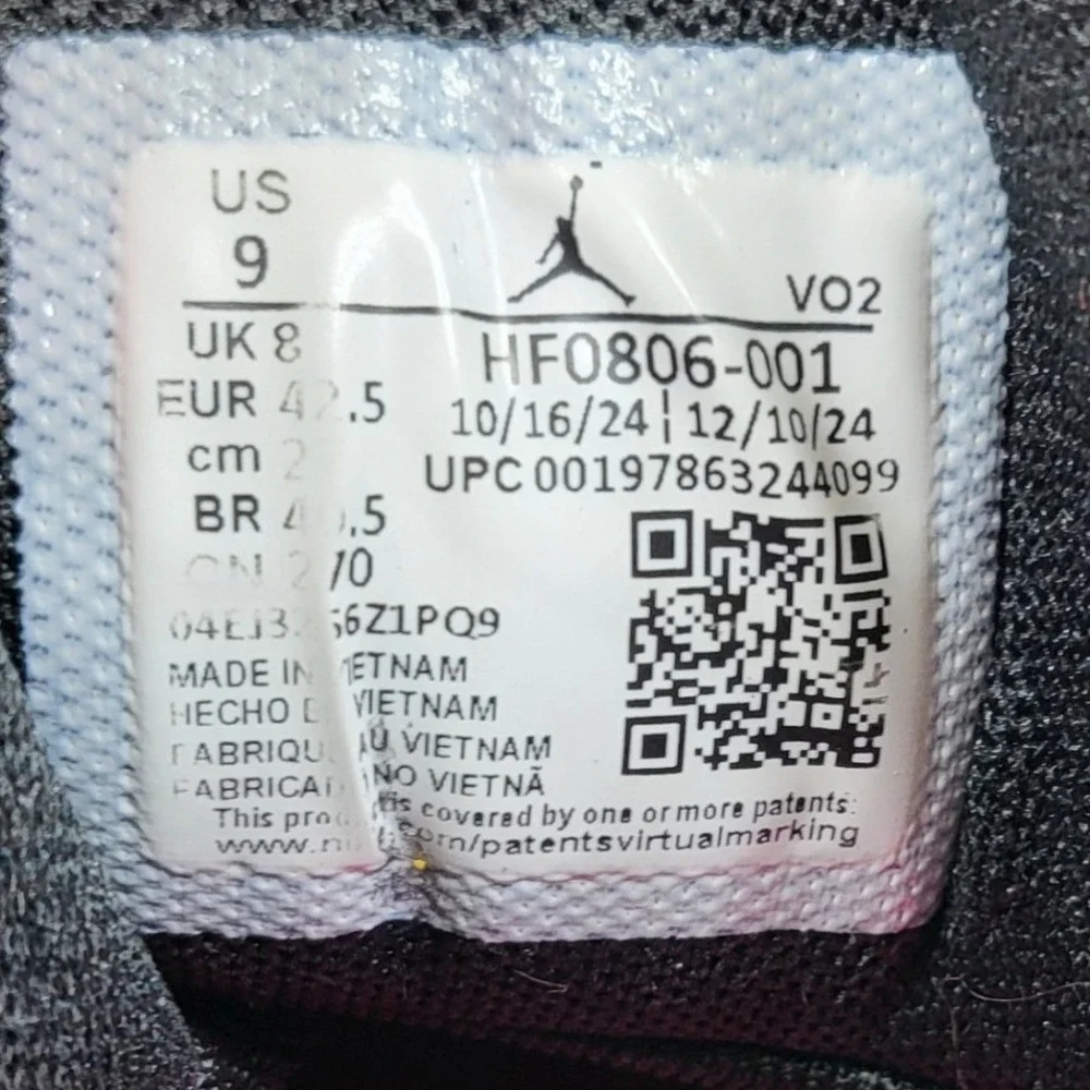 Jordan Luka .77‎ Space Navigator Black Pink Basketball Shoes Men's 9 HF0806-001